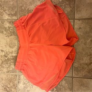Lululemon Hotty Hot Shorts 2.5 inches Coral